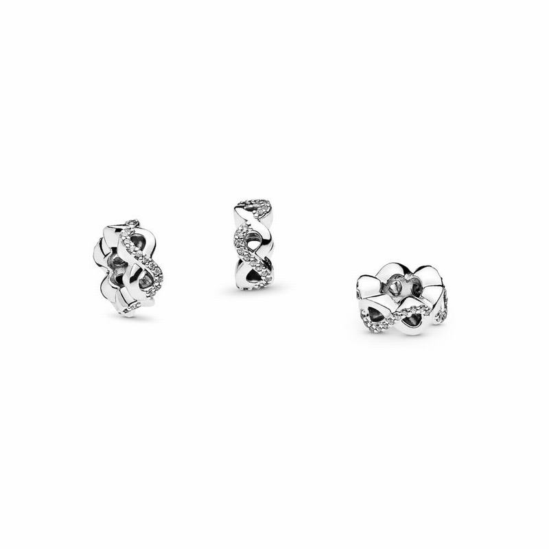 Pandora Infinite Love Charm - Sterling Silver/Cubic Zirconia - Canada | PR4700YN